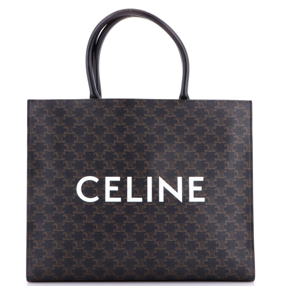 Celine Horizontal Logo Cabas Tote